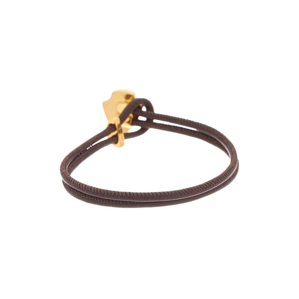 Burberry B Shield Leather Bracelet, Gold - Picture 2 of 2